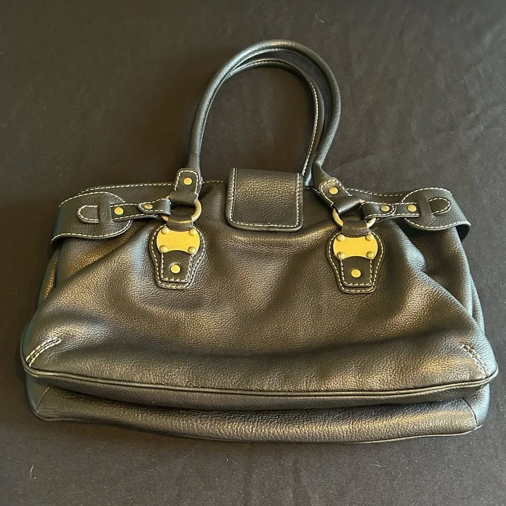 Michael Kors Black Leather Handbag Absolutely Stunning! great condition